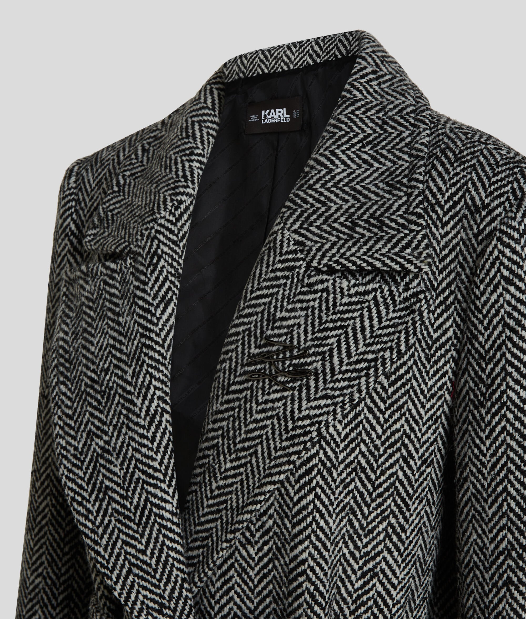 (image for) Long-Lasting HERRINGBONE TAILORED COAT